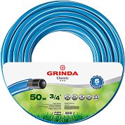 Шланг поливоч GRINDA 20 атм.,армирован., 3-х слойный, 3/4*50м "CLASSIC"